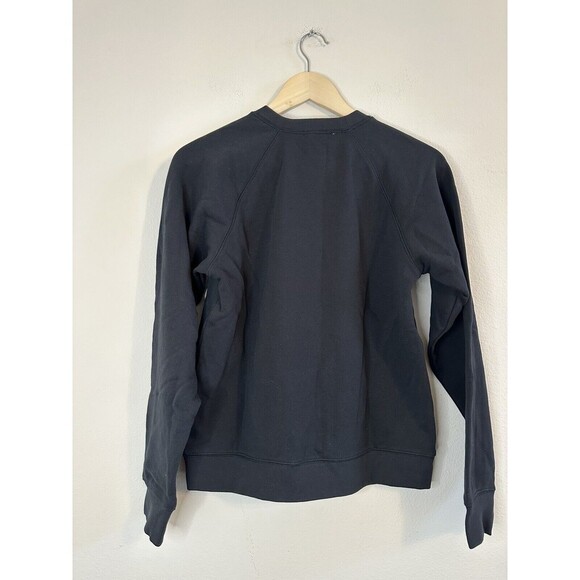 Everlane The 100% Human Typography Sweatshirt in Black Size Medium NWOT - Picture 3 of 7